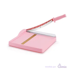 Guillotina rosada para corte de papel - 30X30 cm